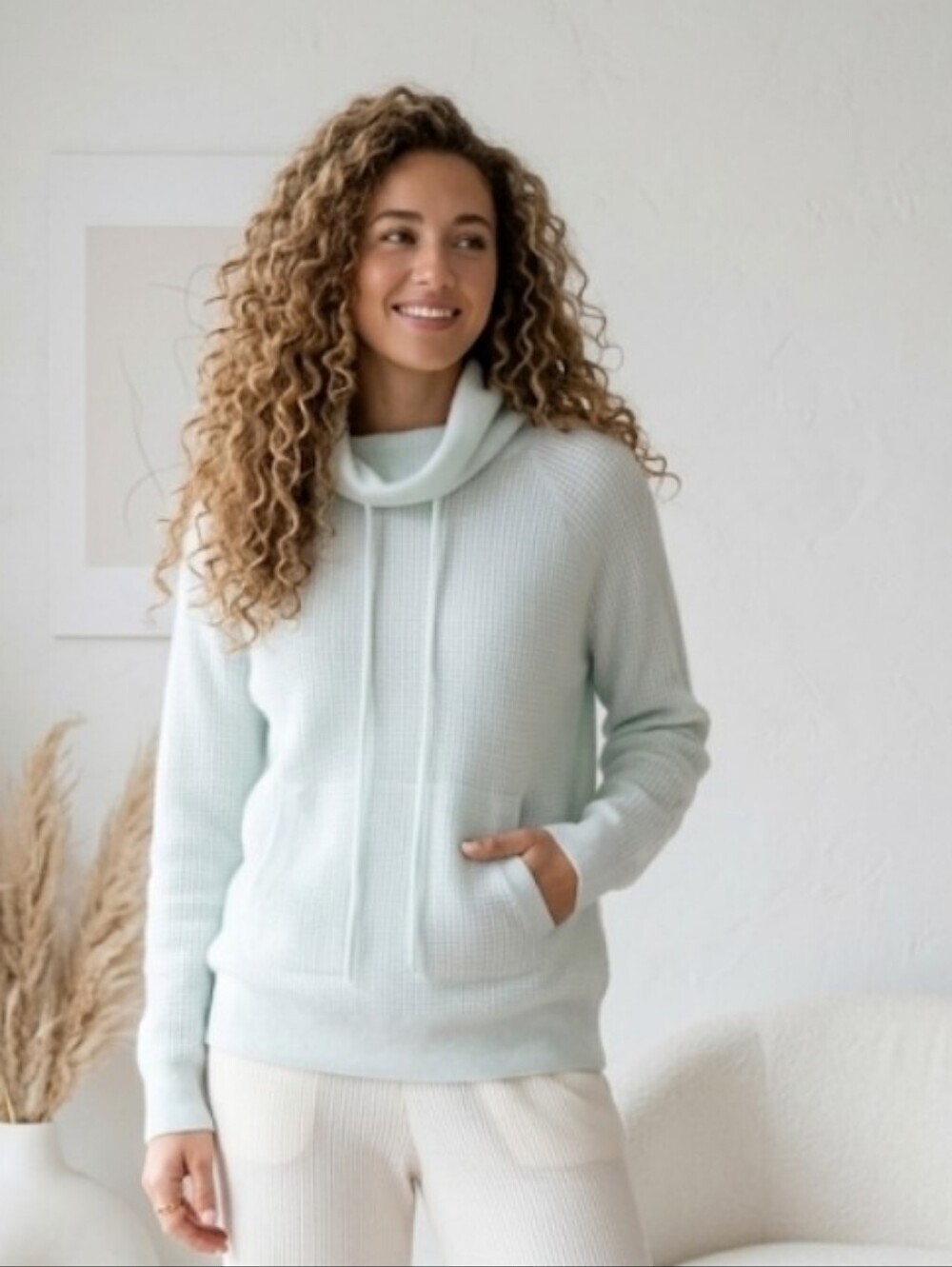 Haven Well Within Cashmere Waffle Pullover XXL
